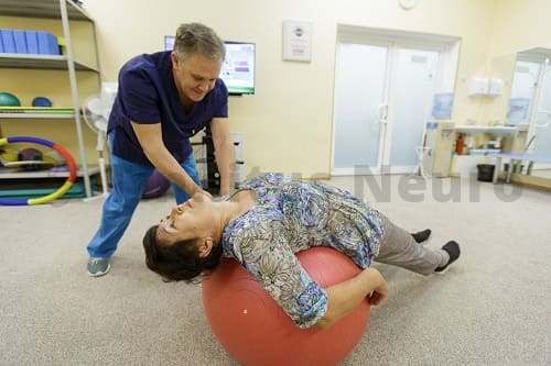 ЛФК на мяче в клинике